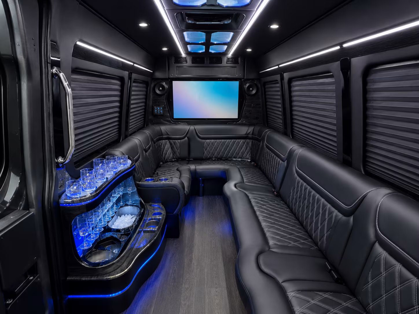 bus rentals for music festival weekends near parker colorado