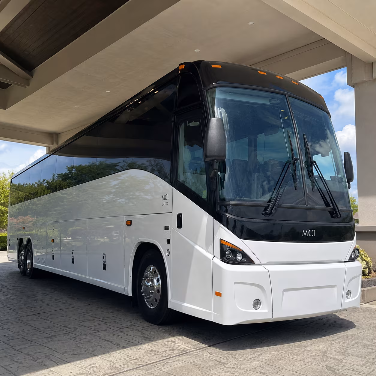 charter buses for large parker prom groups and school