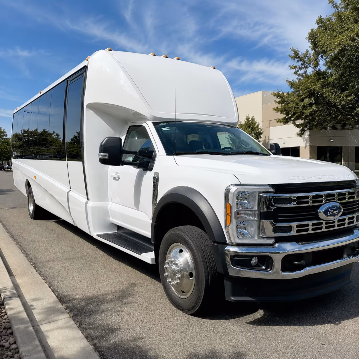 corporate airport transfer buses between parker and denver international airport