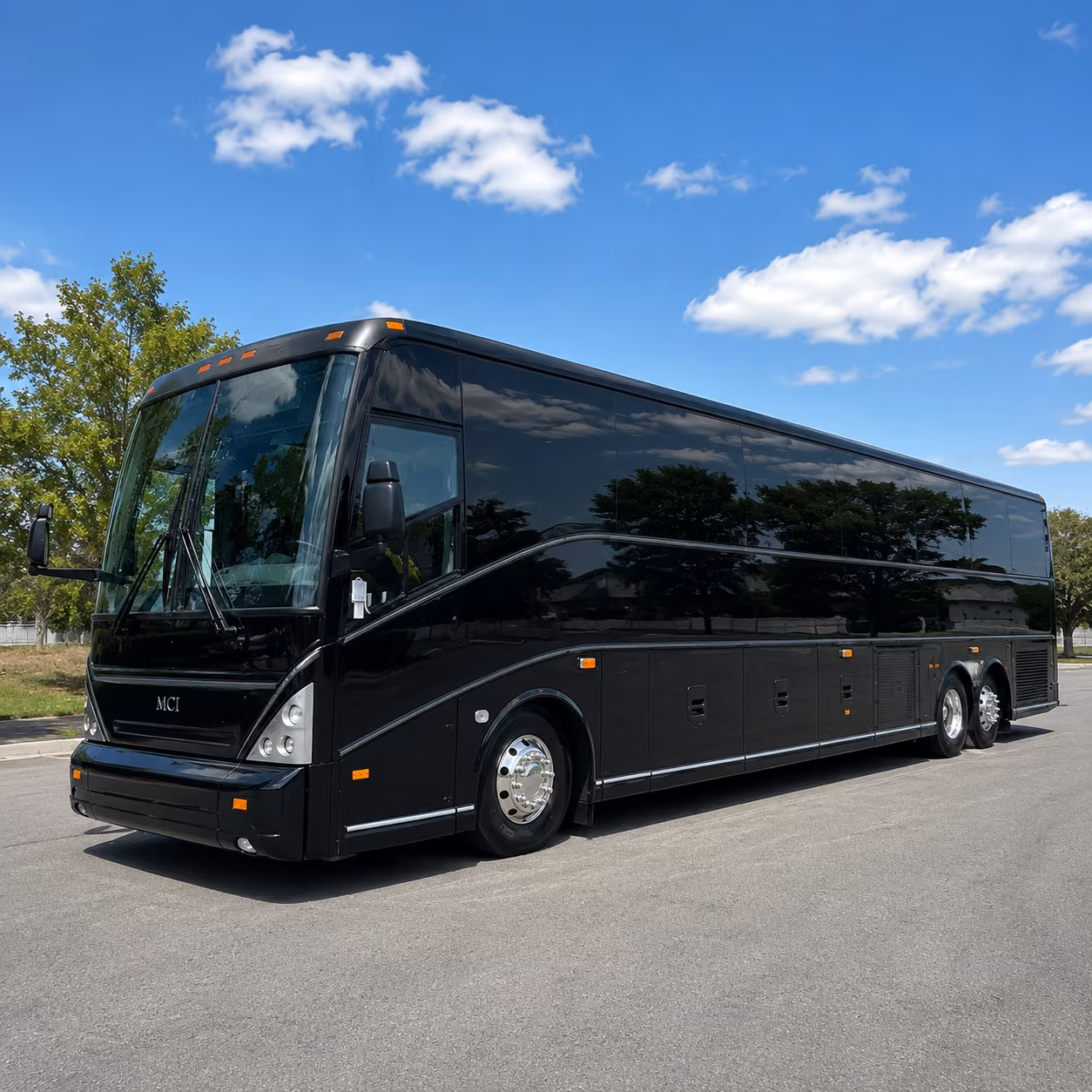 employee shuttle buses for parker warehouse and distribution teams