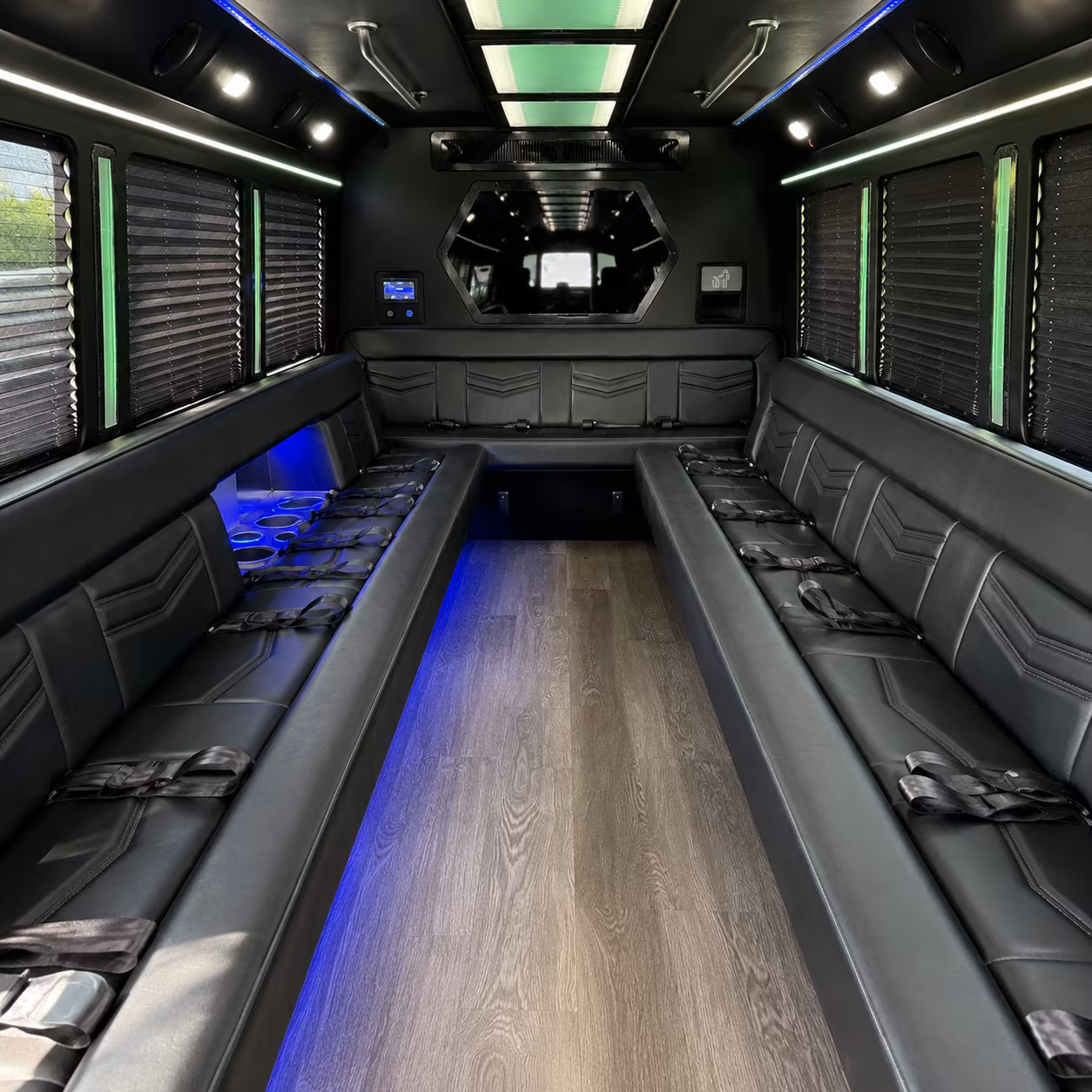 parker holiday party bus rental