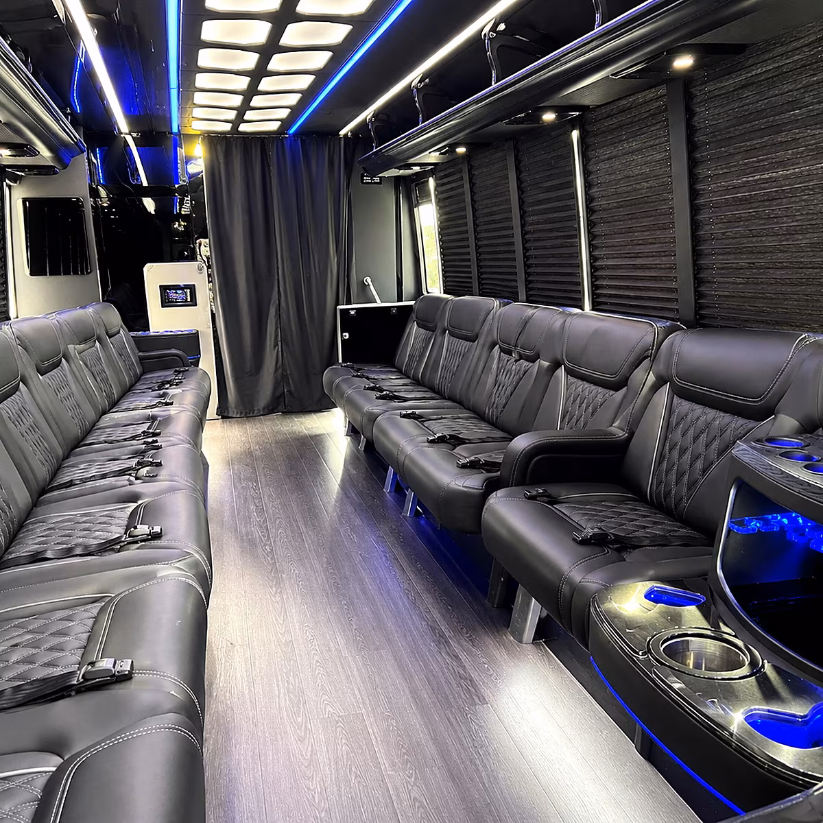 parker party bus inside