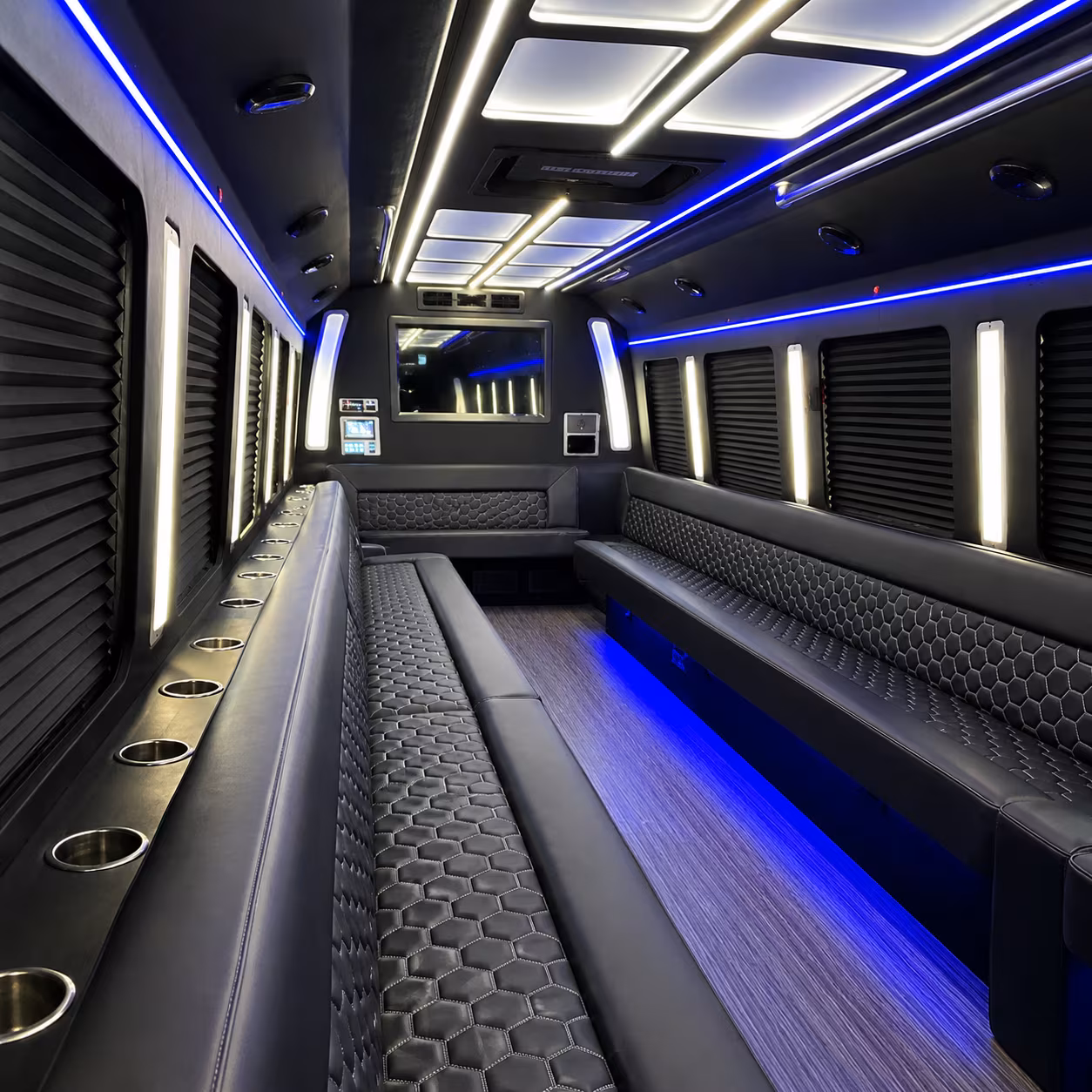 parker party bus interior
