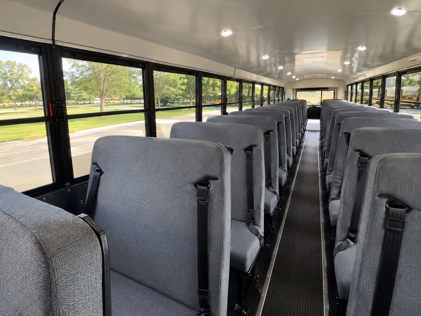 parker school bus inside
