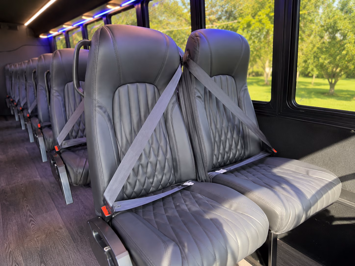 parker sporting event transportation onboard seating