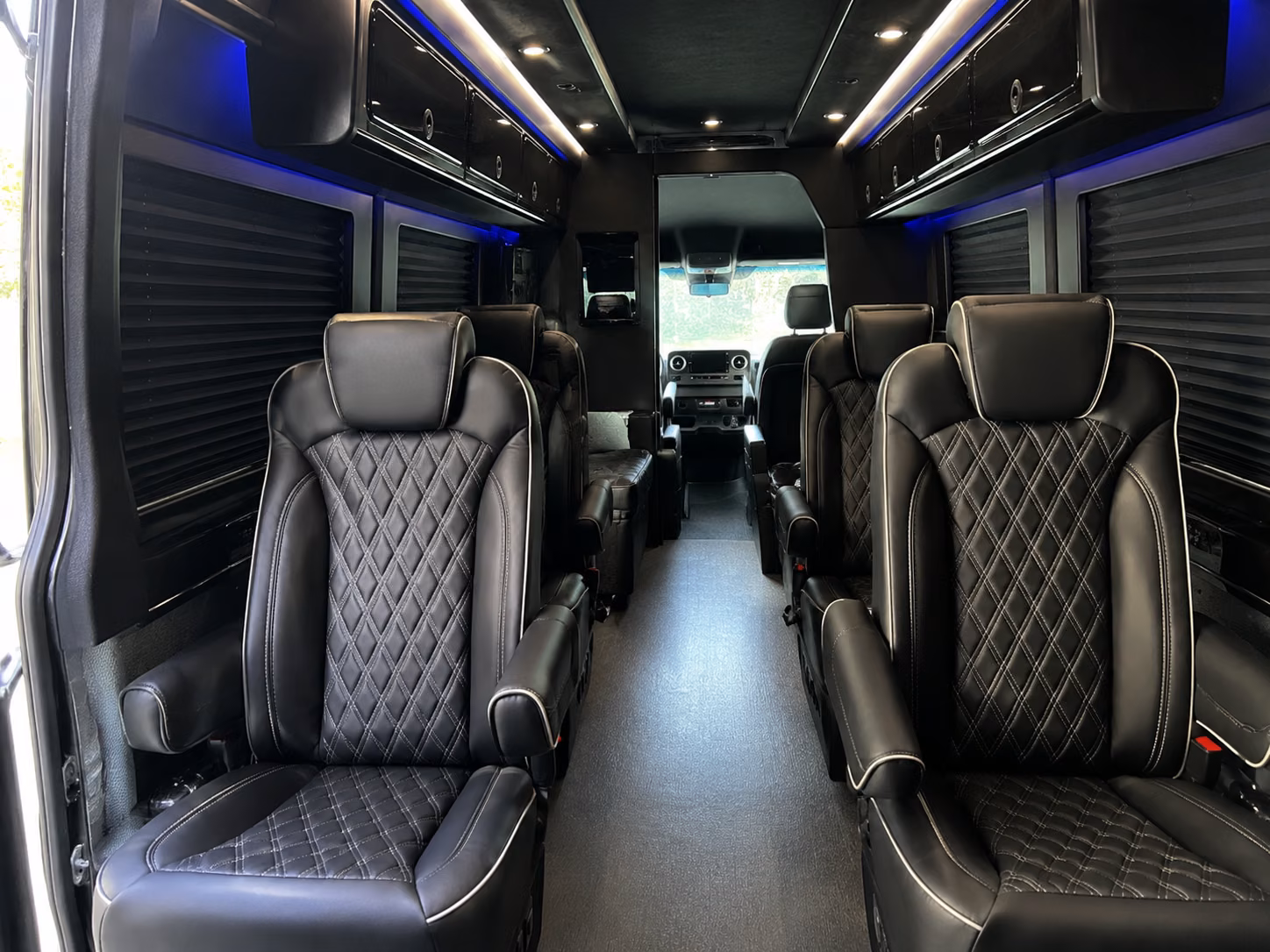 parker sprinter van with driver inside