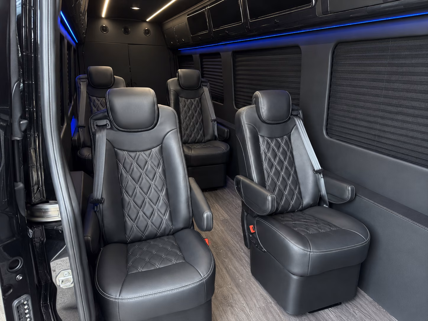 parker sprinter van with driver interior