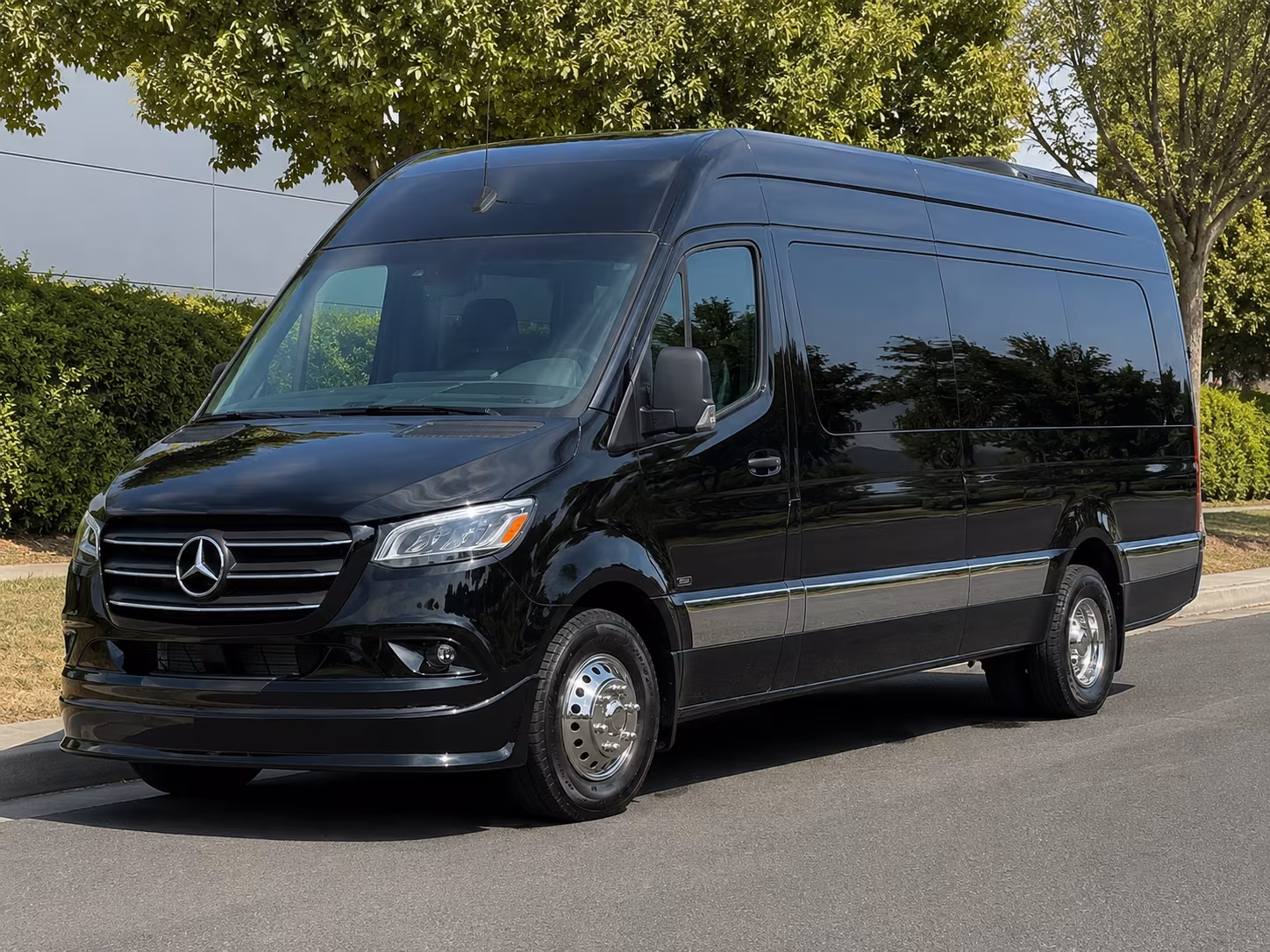 parker sprinter van with driver