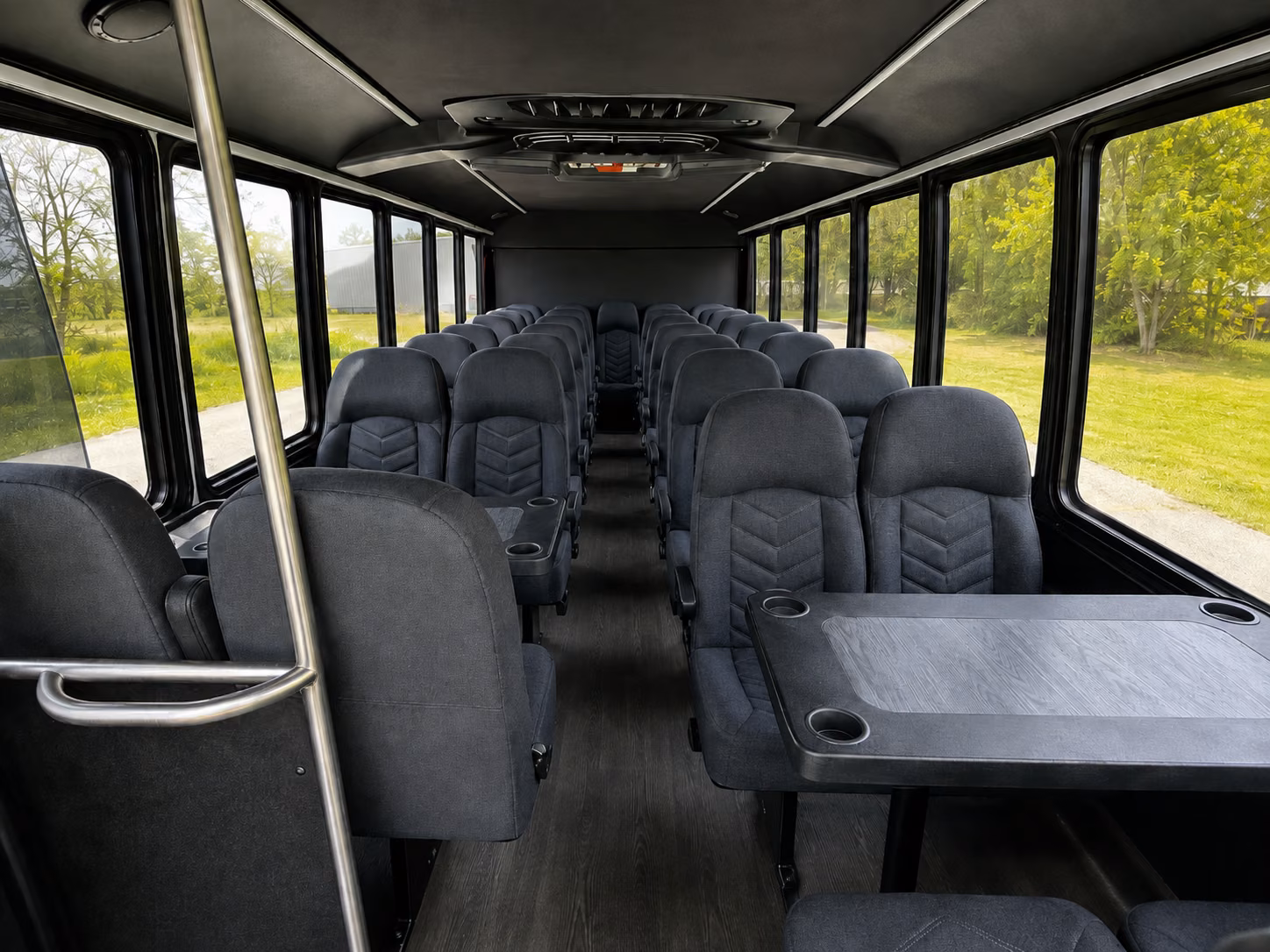 parker wedding transportation onboard seating