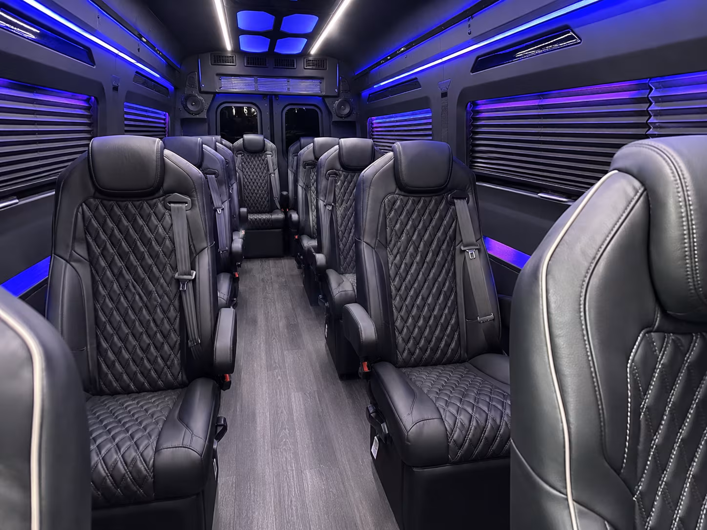 sprinter van and minibus rentals for smaller parker wedding groups